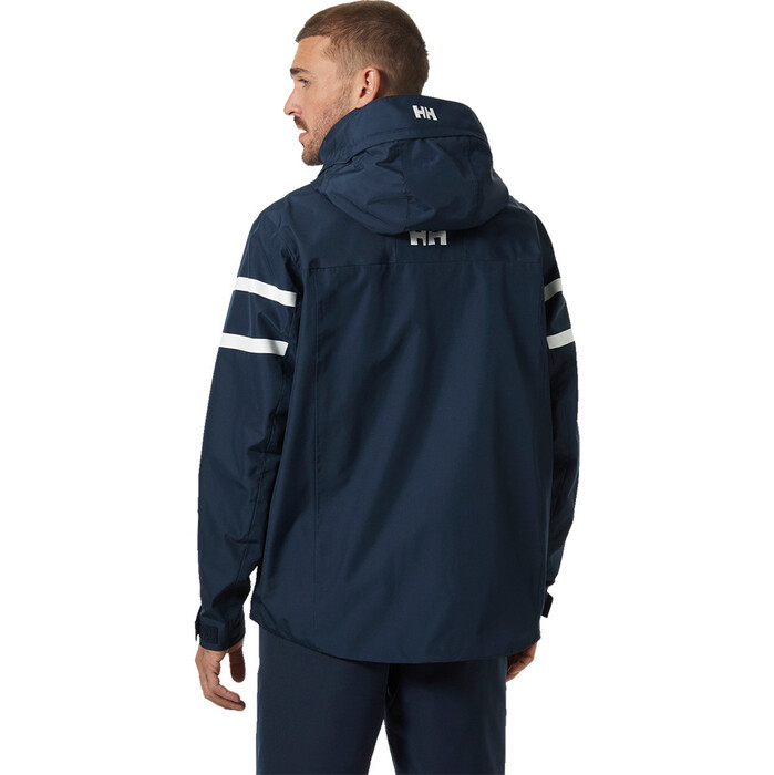 2024 Helly Hansen Hombres Salt Chaqueta Para Navegacin Costera 34423 - Navy